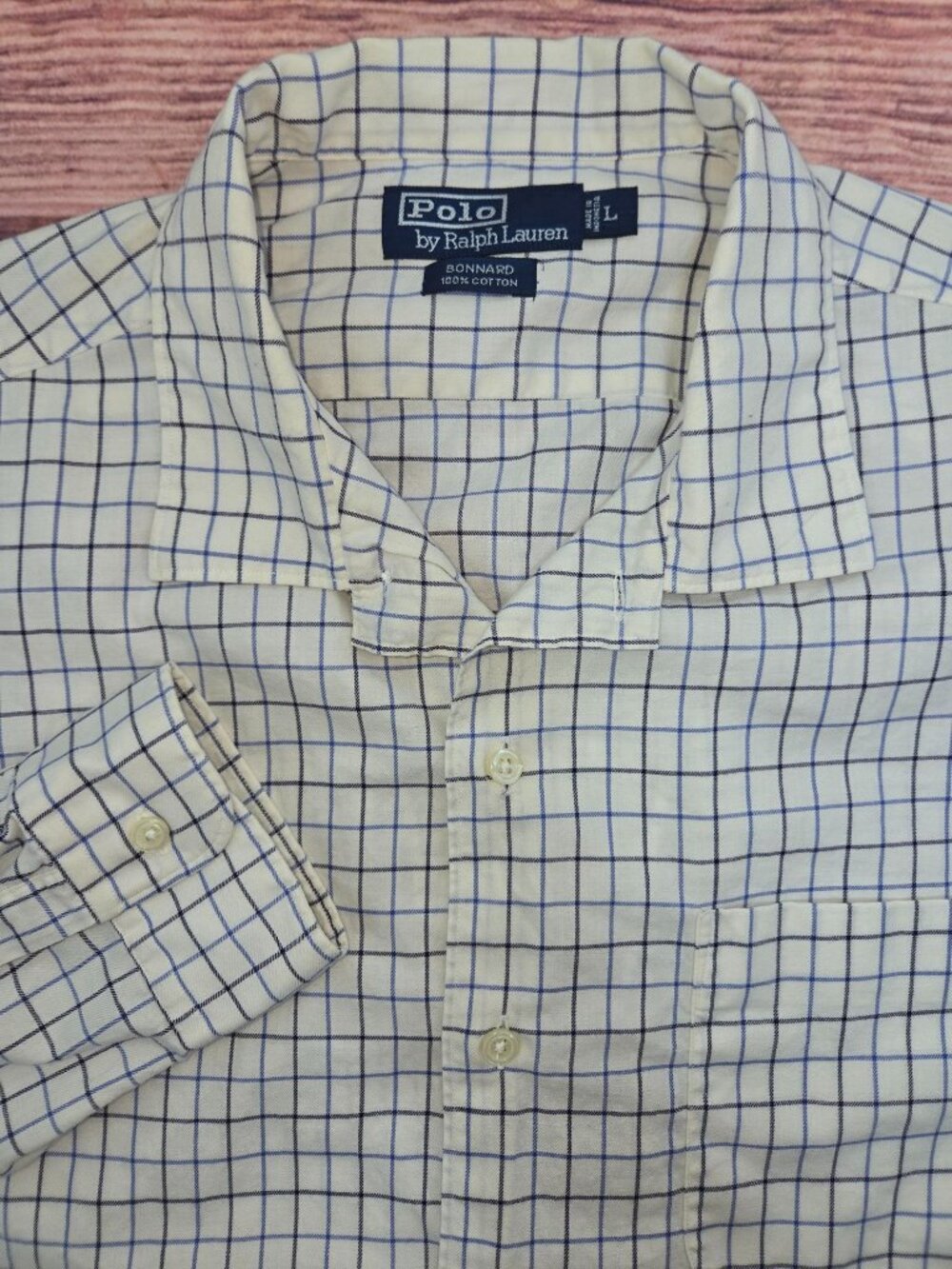 Polo Ralph Lauren Mens Bonnard Long Sleeve Dress Shirt Large